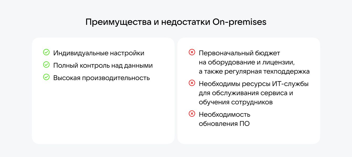 Плюсы размещения корпоративного ПО на серверах компании